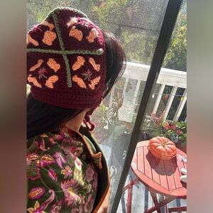 Baby granny Square handmade hat it’s unisex
